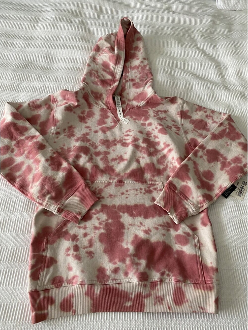 Lululemon All Yours Tie Dye Pink Marmoleado Hoodie - Size 2 NWT